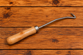Beekeeping frame cleaner for removing wax and propolis