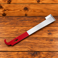 J-hook beekeeping hive tool for lifting frames