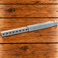 Adjustable metal mouse guard for honey bee hive entrances