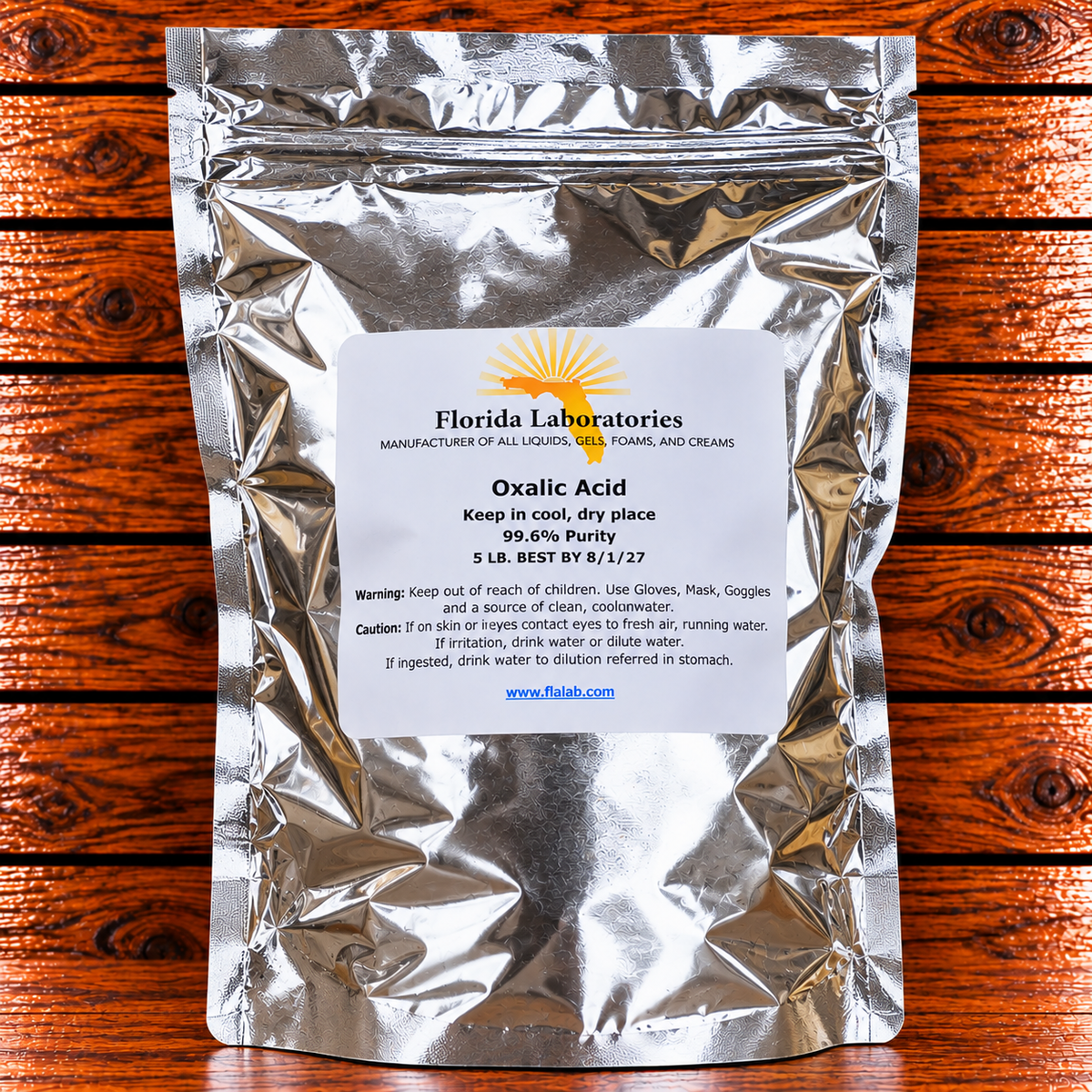 5 lb oxalic acid for Varroa mite treatment in honey bee hives