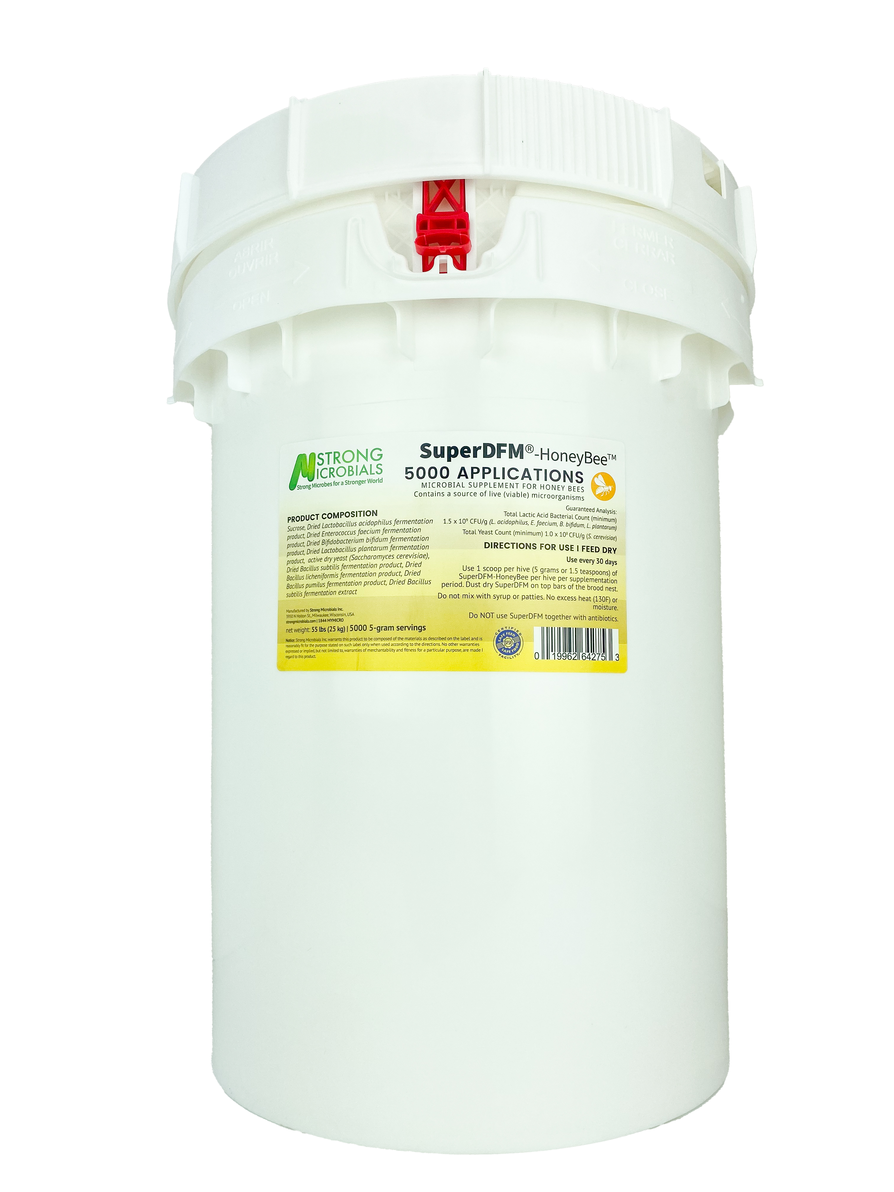 SuperDFM Probiotic Supplement for Honey Bees