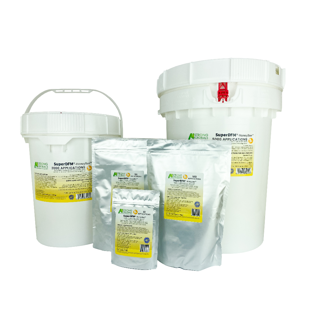 SuperDFM Probiotic Supplement for Honey Bees