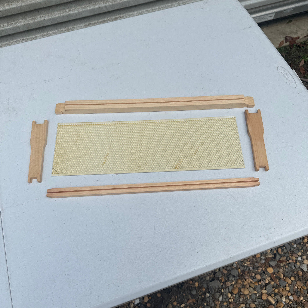 Frame medium with plastic unassembled