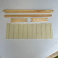Frame medium with wax unassembled