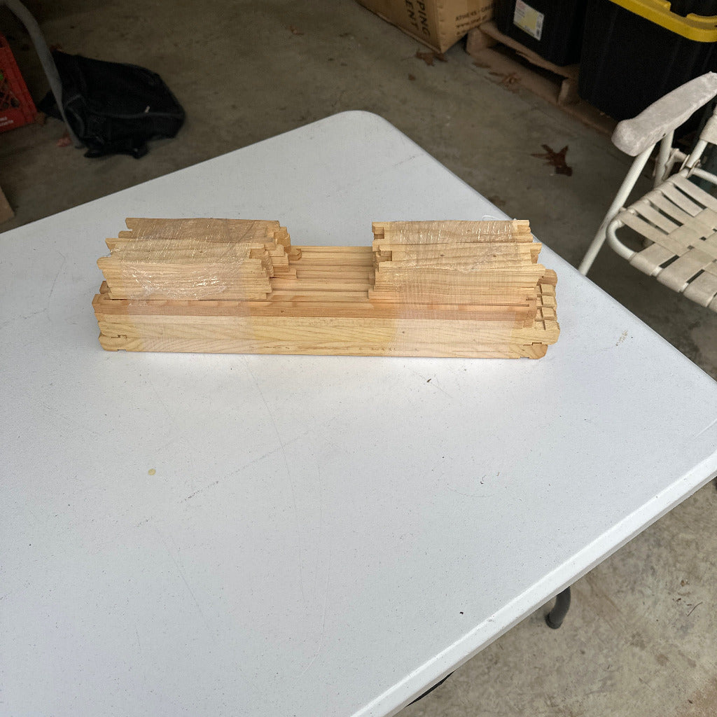 Frames medium 10 for wax with no wax unassembled