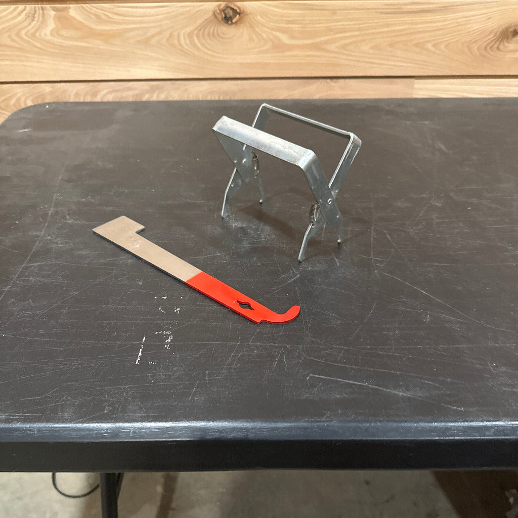 Frame grip, j-hook hive tool